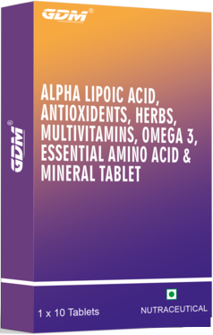 ALPHA LIPOIC ACID, ANTIOXIDENTS, HERBS, MULTIVITAMINS, OMEGA 3, ESSENTIAL AMINO ACID & MINERAL TABLET